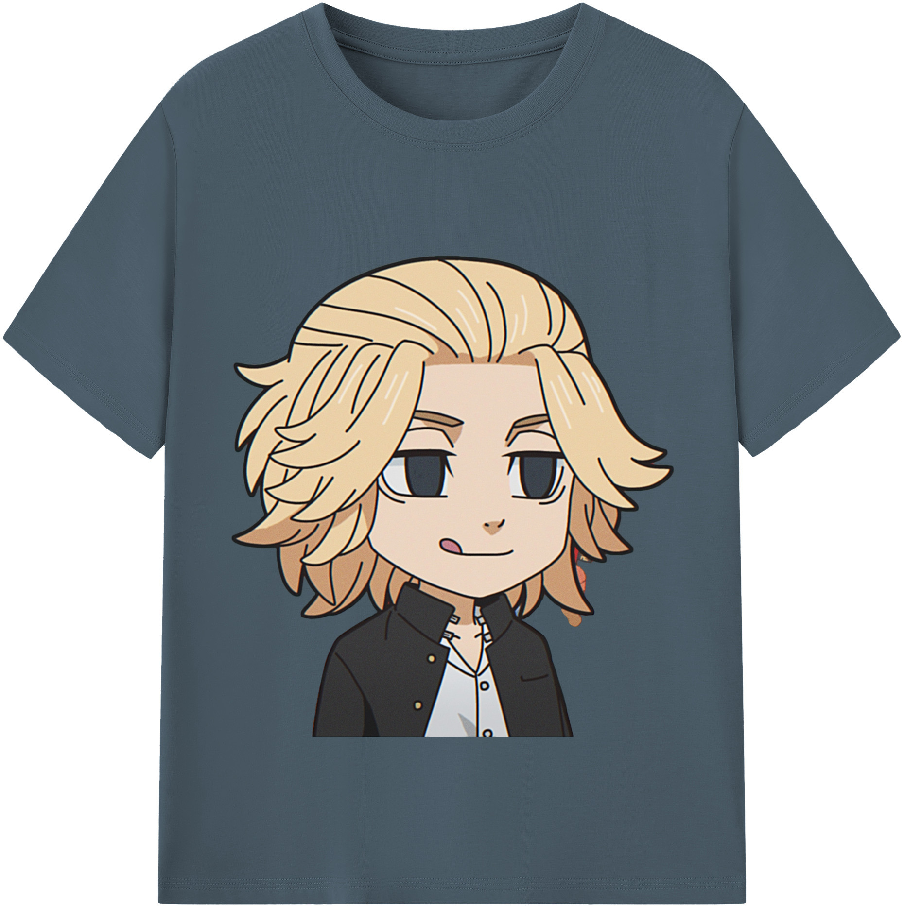 （画像用） 東京リベンジャーズ Tokyo Revengers 綿100％半袖Tシャツ（フロントプリント）